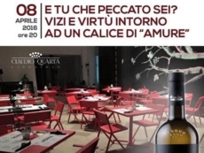 "E tu che peccato sei?", vini e vizi capitali