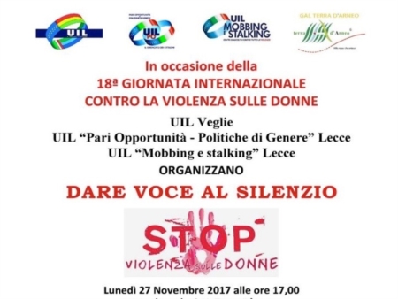Dare voce al silenzio, stop violenza sulle donne