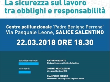 Sicurezza sul lavoro, un convegno di Confartigianato