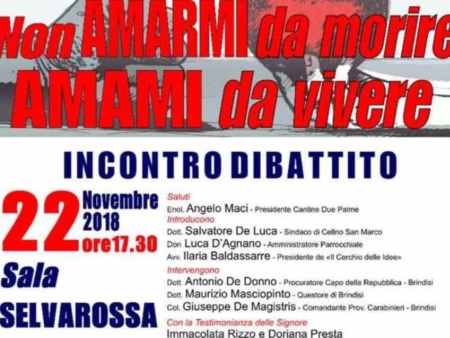 Due Palme contro la violenza sulle donne