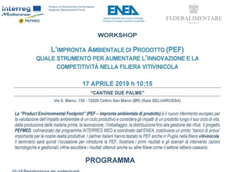 L'impronta ambientale di prodotto (Pef) quale strumento per aumentare l�innovazione e la competitivit� nella filiera vitivinicola