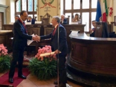 Il presidente del Gal "Terra d’Arneo" incoronato accademico dei Georgofili