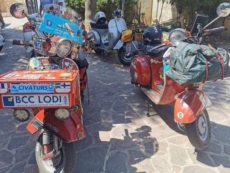 Il vespellegrinaggio di Mauro Tresoldi arriva nel Salento