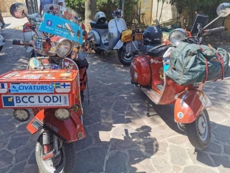 Il vespellegrinaggio di Mauro Tresoldi arriva nel Salento