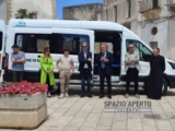 Ecco il pulmino elettrico al servizio degli studenti di Salice Salentino 